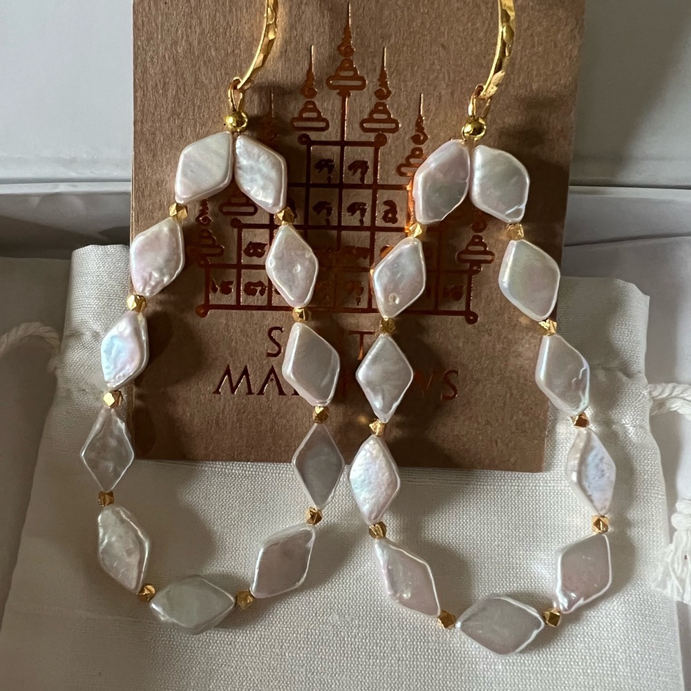 Salita Matthews/ Grace Loves Lace Nova Diamond Loop Earrings